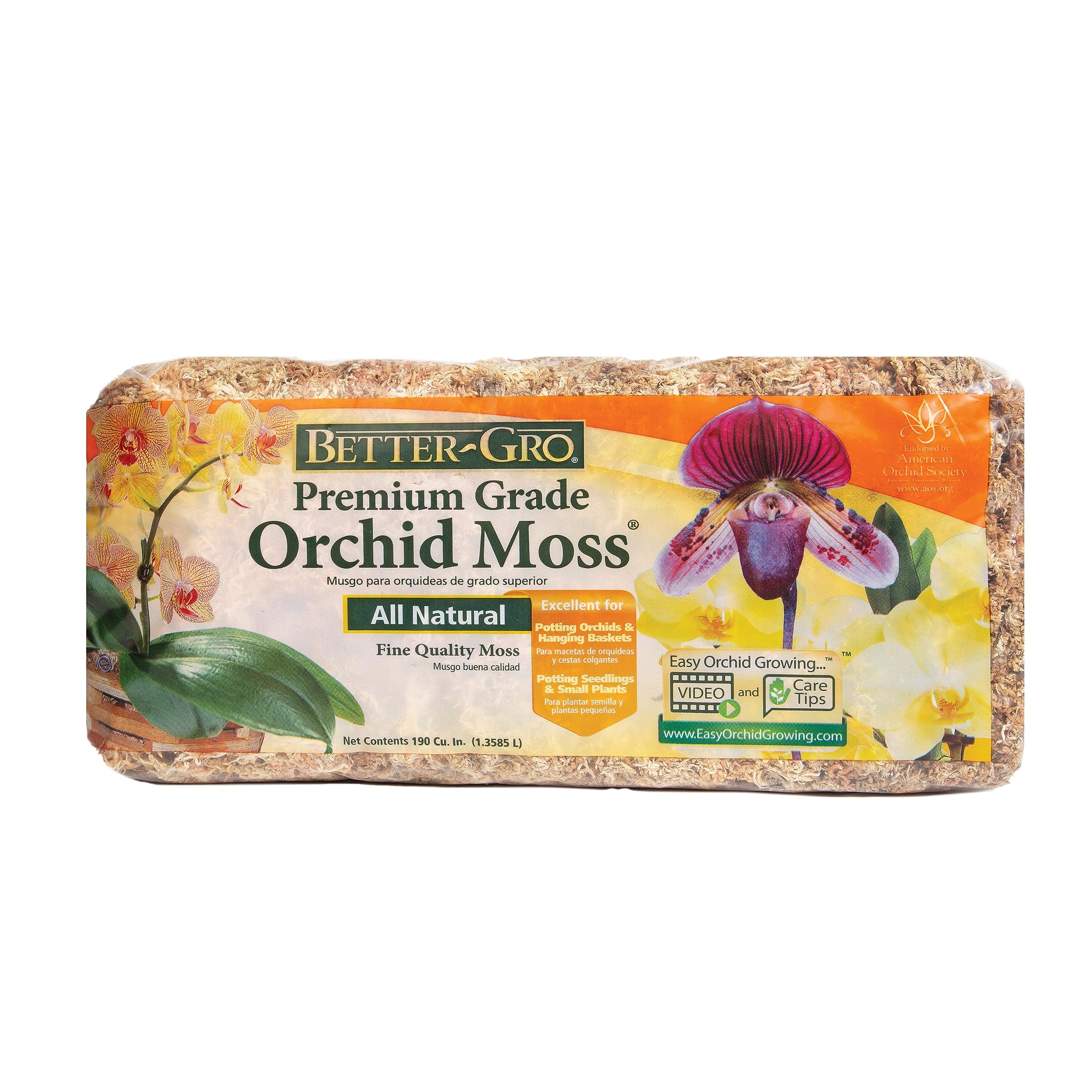 Better Gro Orchid Moss 190 Cubic In