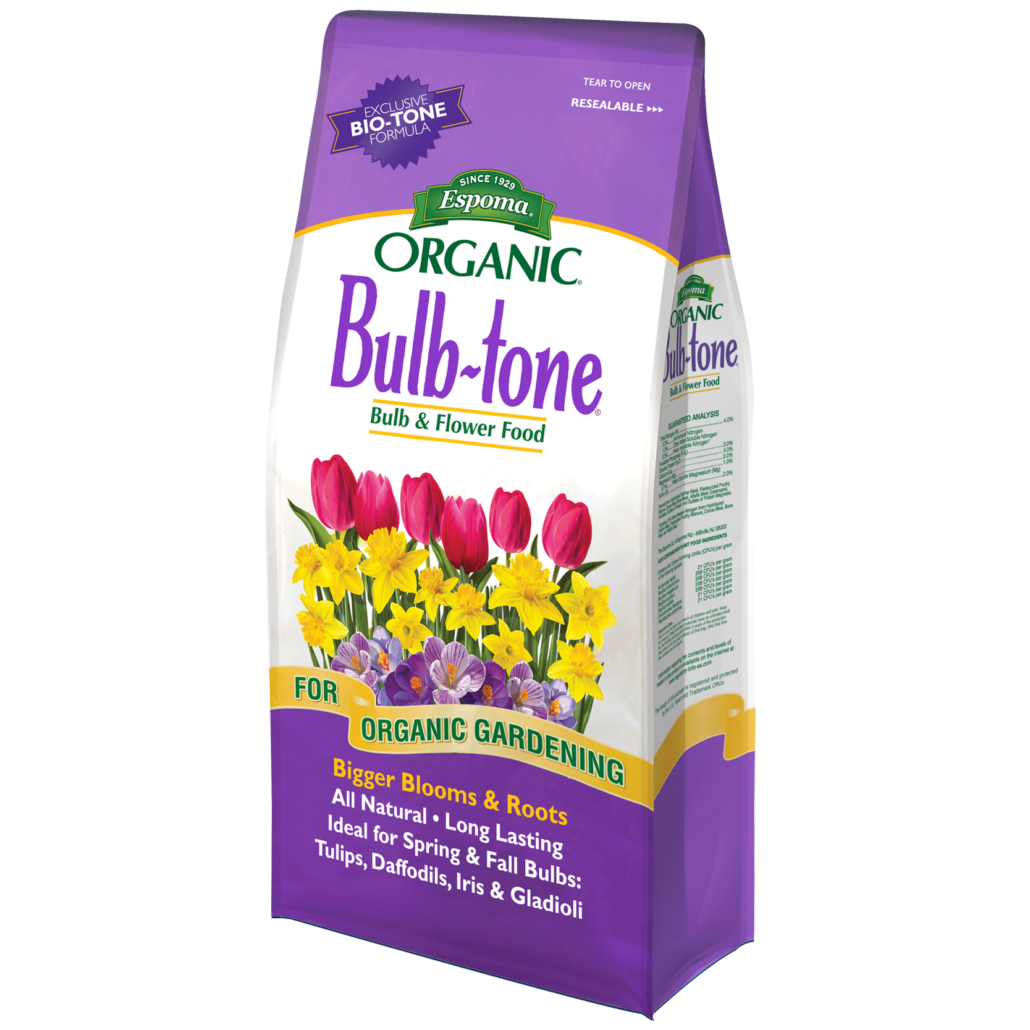 Organic Bulb Tone fertilizer great for new and already planted bulbs