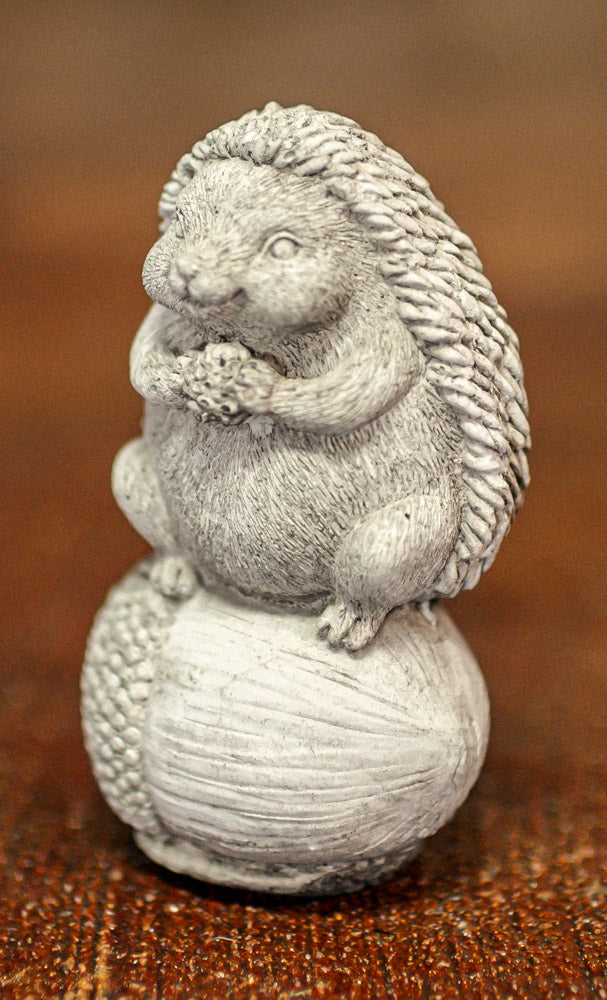 Statuary Tiny Hedgehog on Acorn