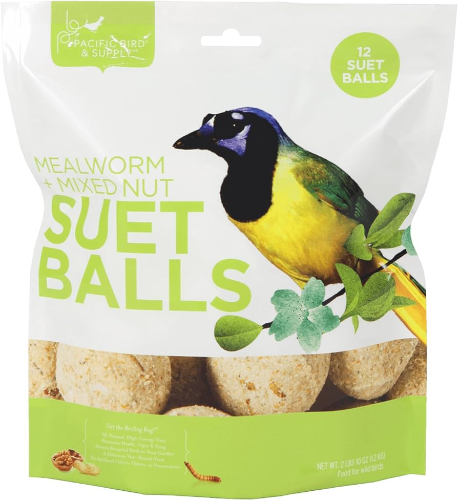Suet balls great for birds in cooler weather
