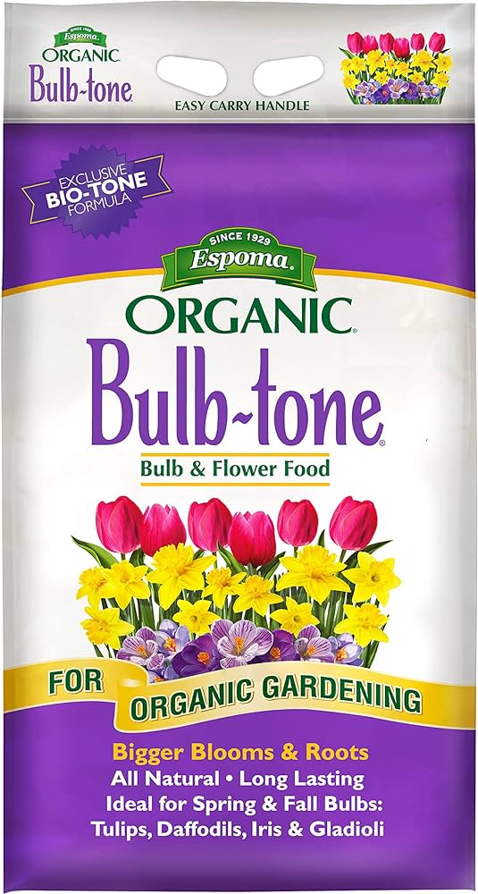 Organic Bulb Tone fertilizer great for new and already planted bulbs