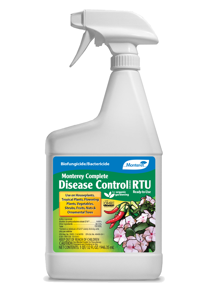 Multi Use Biological Disease Control Spray great for Shrubs, Vegetables and Trees.