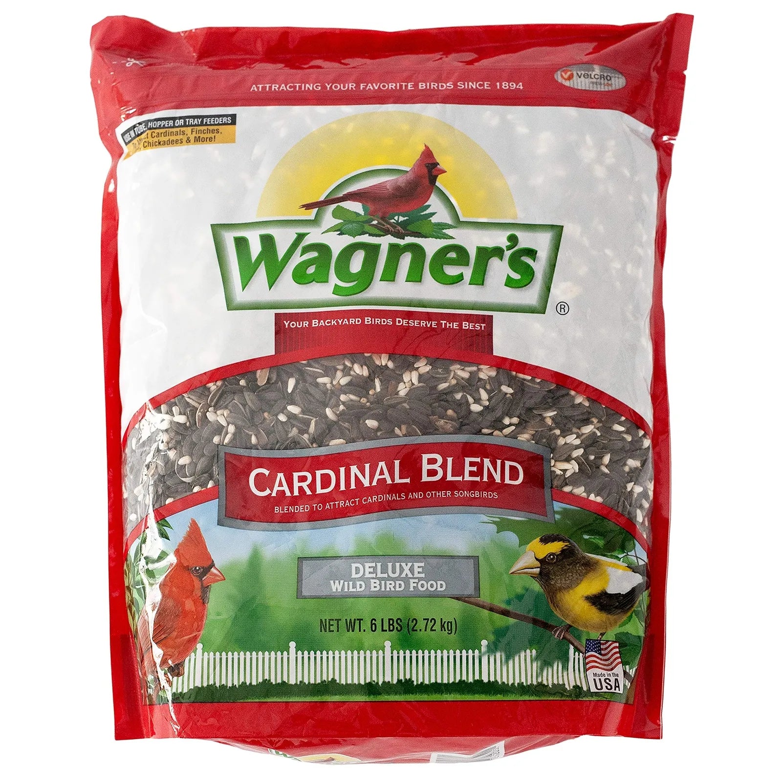 Wagner's Cardinal Food. Mix of Safflower and Black Oil Sunflower Seed
