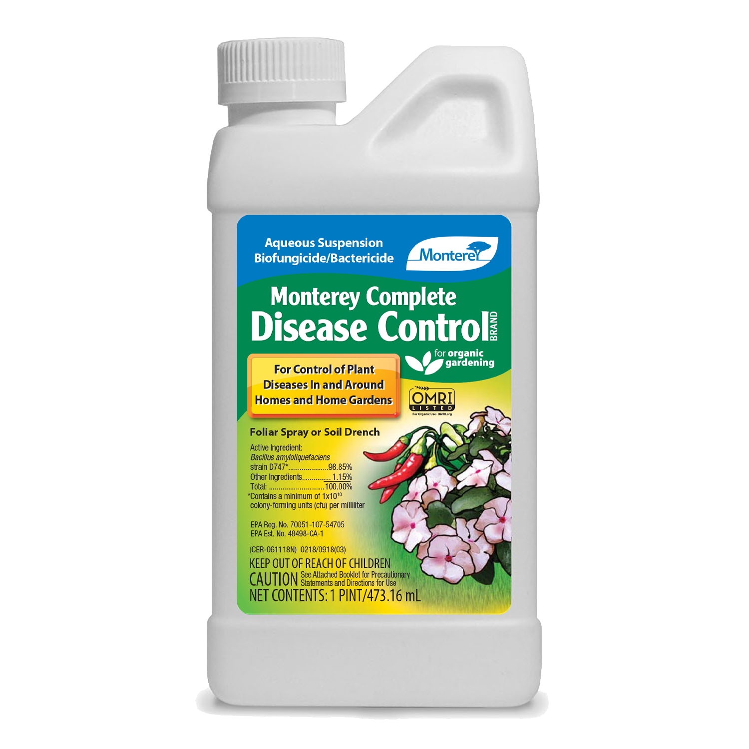 Multi Use Biological Disease Control Spray great for Shrubs, Vegetables and Trees.