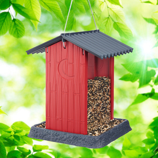 Red Shed Outhouse Feeder is great for all sorts of wild birds