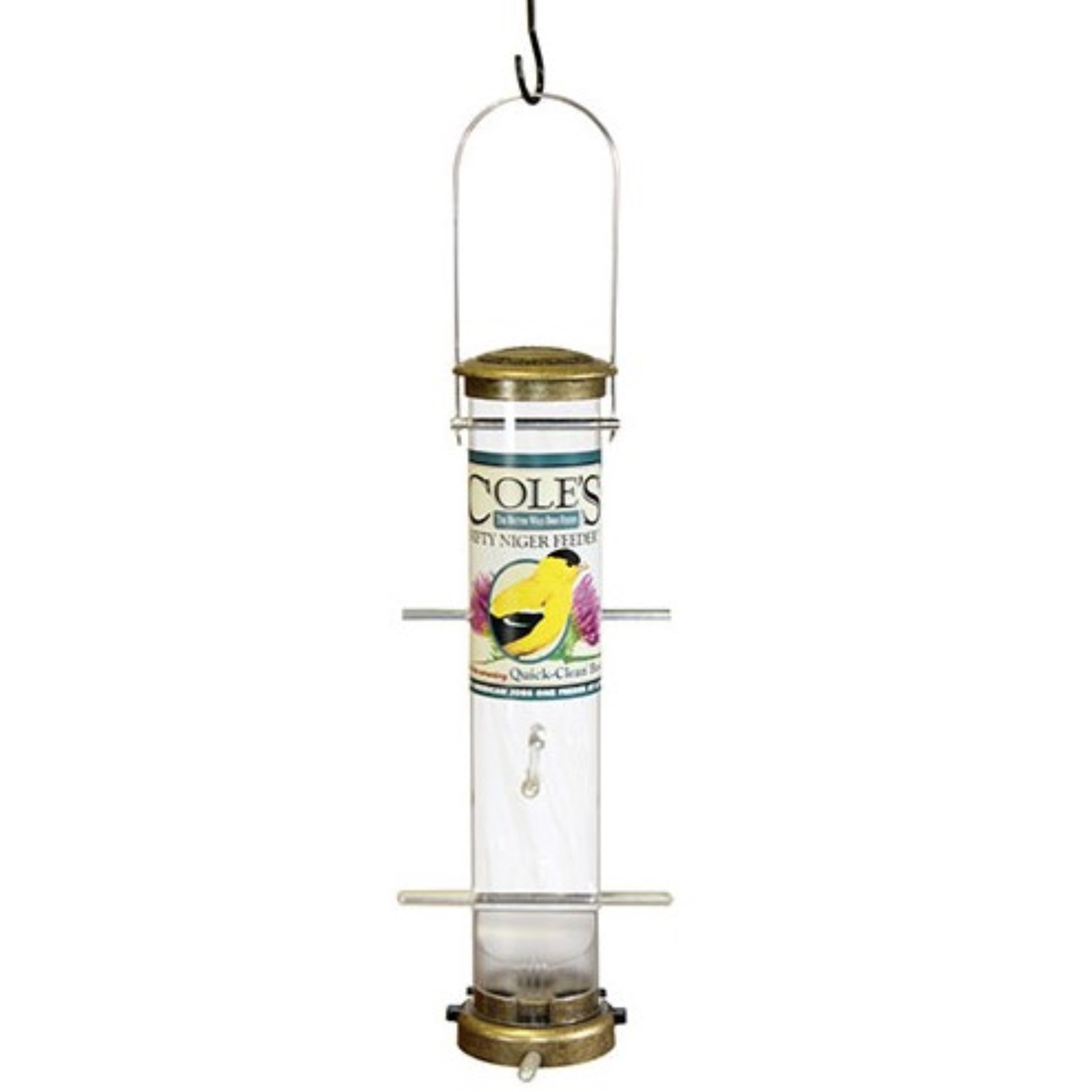 8 port nyjer feeder great for chickadees and finches