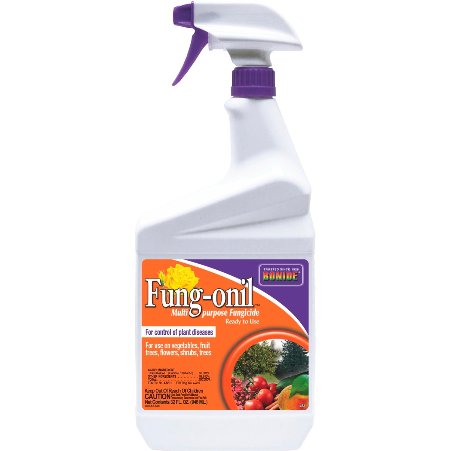 Easy to use, multi purpose fungicide for vegetables and shrubs