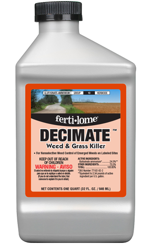Glyphosate Alternative weed and grass killer. 32oz Concentrate.