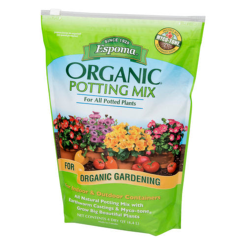 All Organic Potting Mix by Espoma. Great for Houseplants, Containers and Cannabis