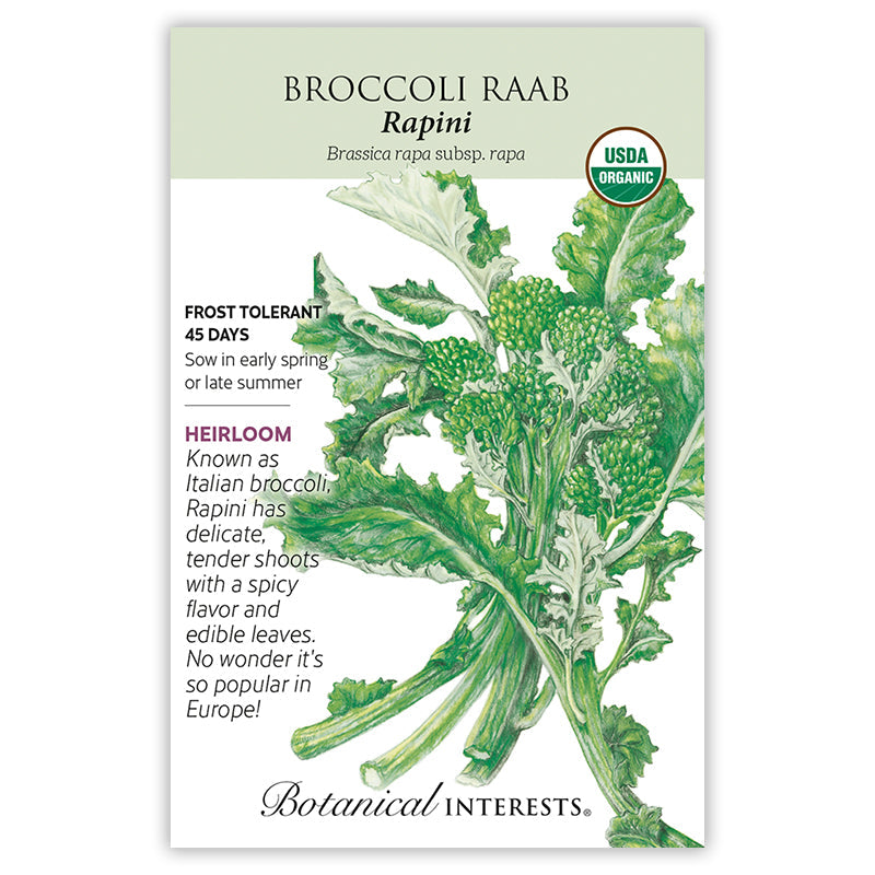 BI Seed, Broccoli Raab Rapini Organic