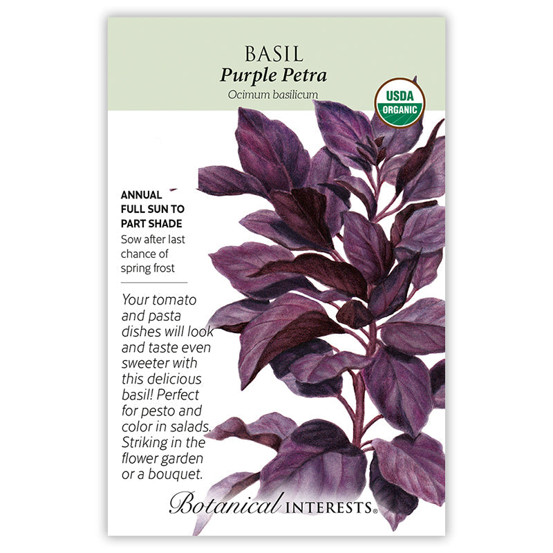 BI Seed, Basil Purple Petra Organic