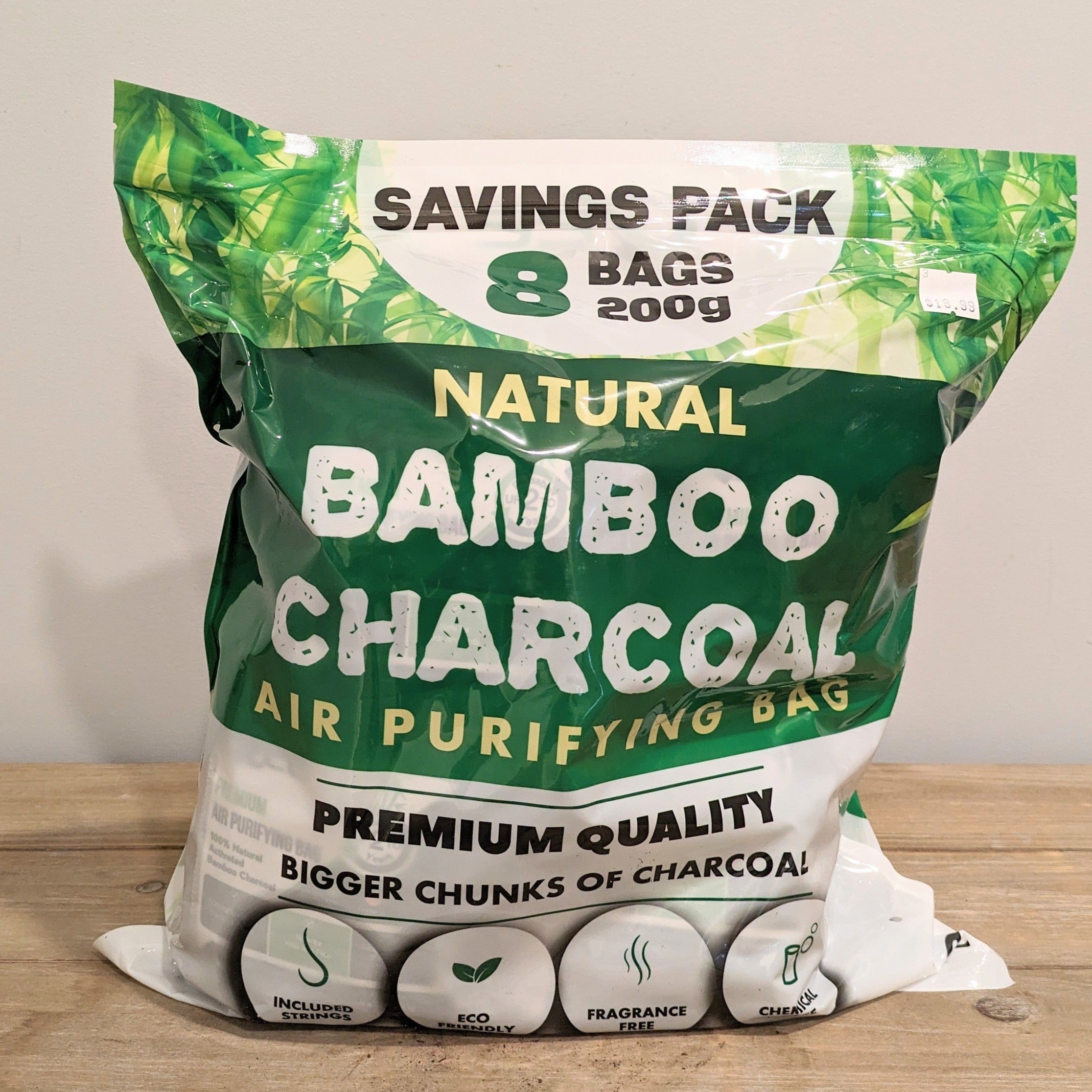8pack of Natural Bamboo Charcoal bags