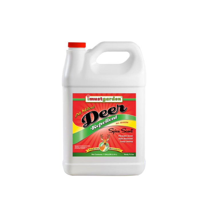 Organic deer repellent great for trees, shrubs, annuals and vegetables