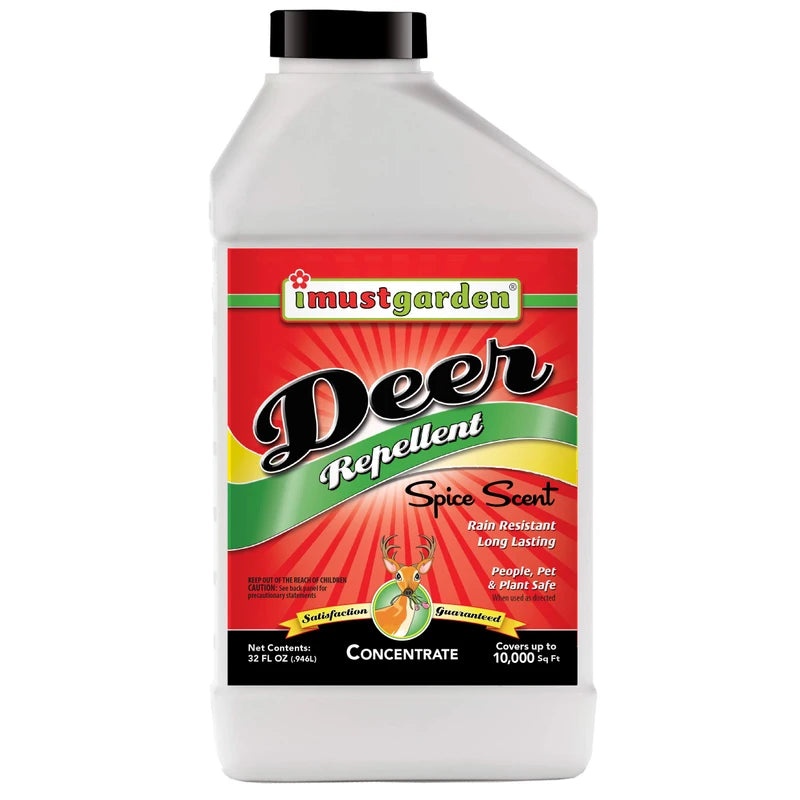 Organic deer repellent great for trees, shrubs, annuals and vegetables