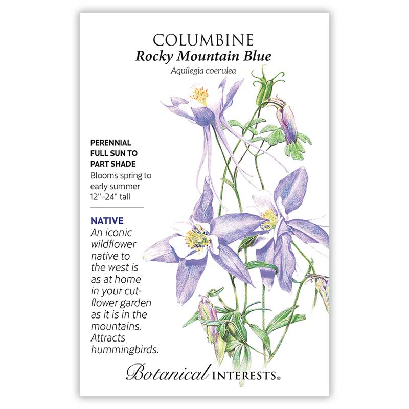 BI Seed, Columbine Rocky Mountain Blue