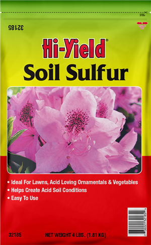 Sulfur great for Acid loving plants and shrubs like Azaleas and Rhododendrons