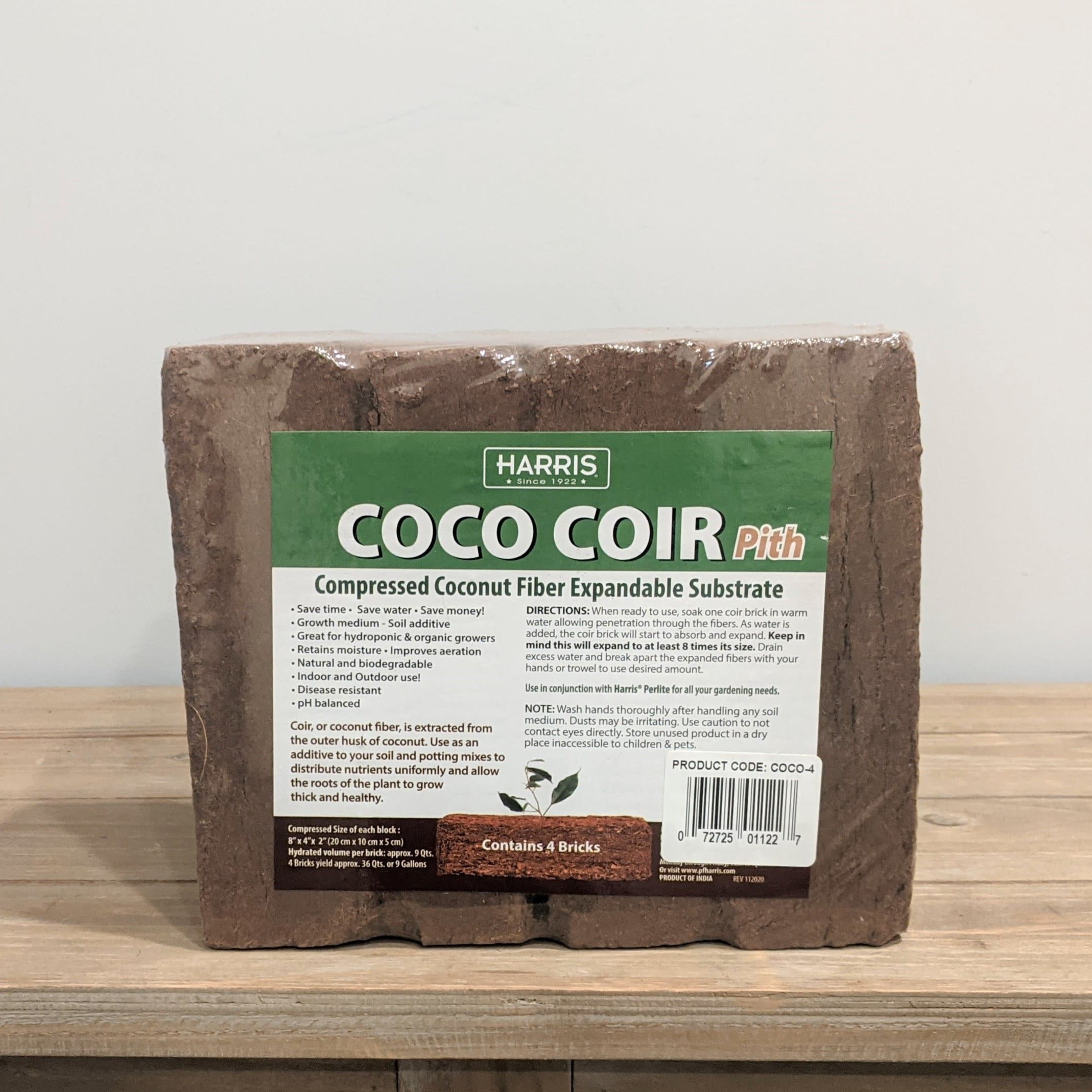 Coco Coir Blocks 4pk