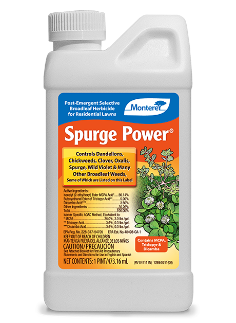 Broadleaf Weed Control for Lawns. Controls Dandelions, Clover, Spurge and More
