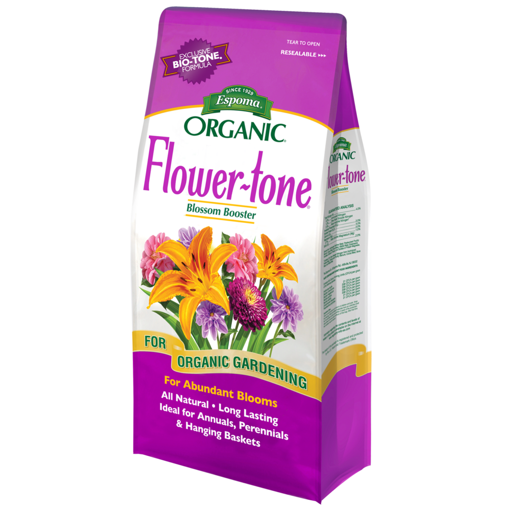 Organic granular flower and container plant fertilizer