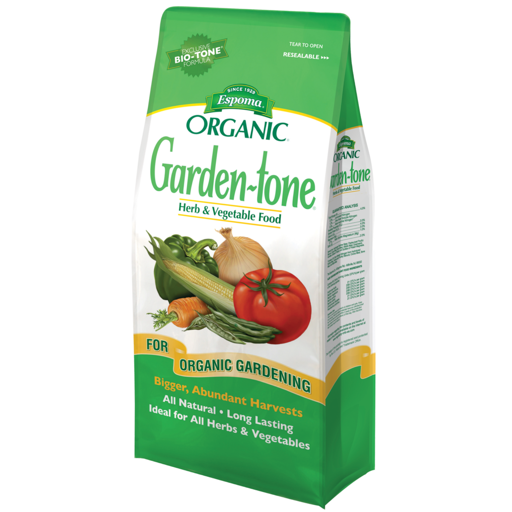 Organic garden fertilizer great for veggies and herbs