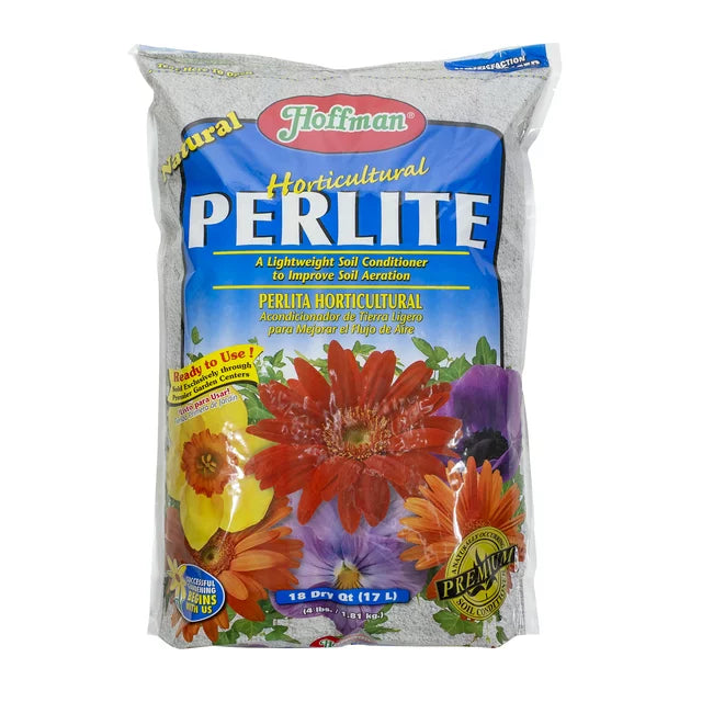 Perlite is a great soil conditioner to add to potting soils, raised beds, seed starting mixes and storing bulbs 