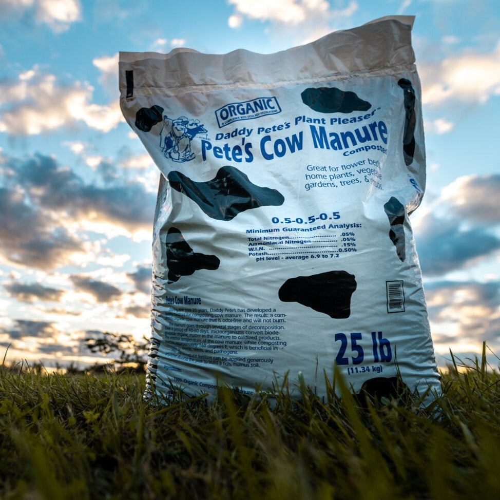 An all organic Cow Manure, great for vegetables, perennials, trees and shrubs