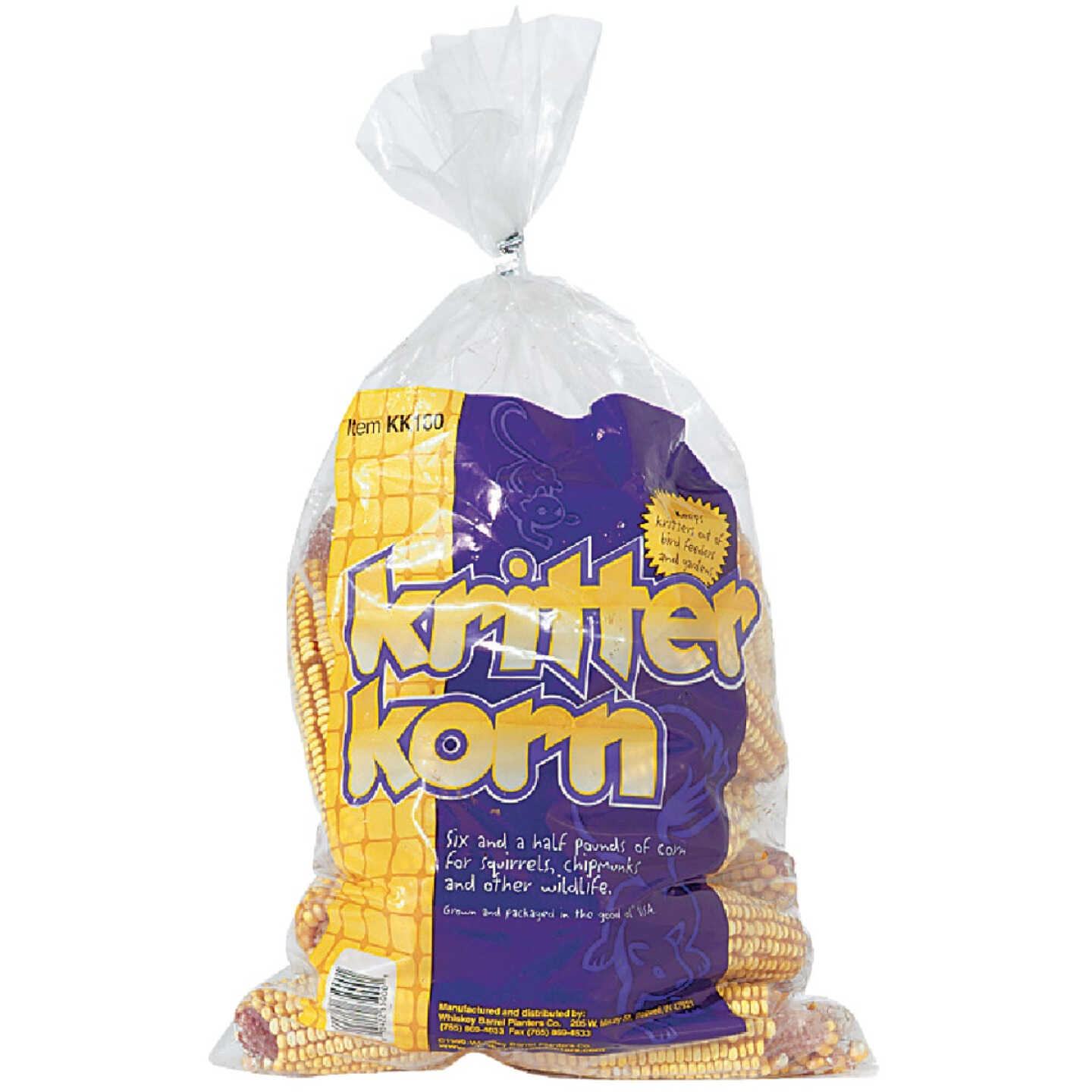 Kritter Korn, corn on the cob bags great for squirrels and raccoons