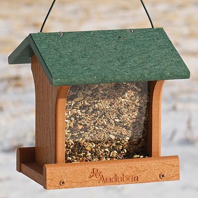 Recycled Audubon Birdfeeder great for gifts and collectors