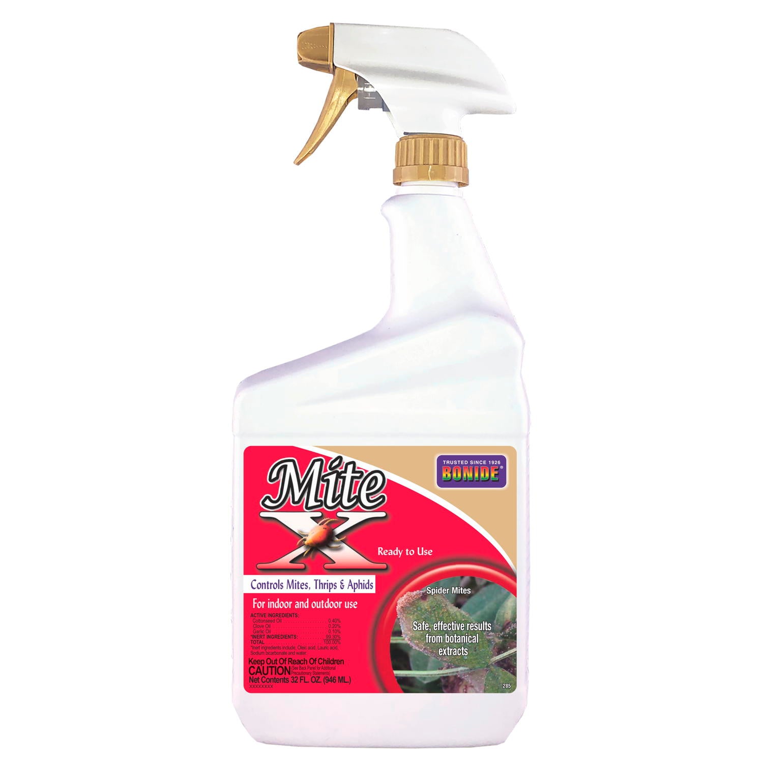 An indoor and outdoor insecticide great for spider mites, thrips and aphids. All Natural.