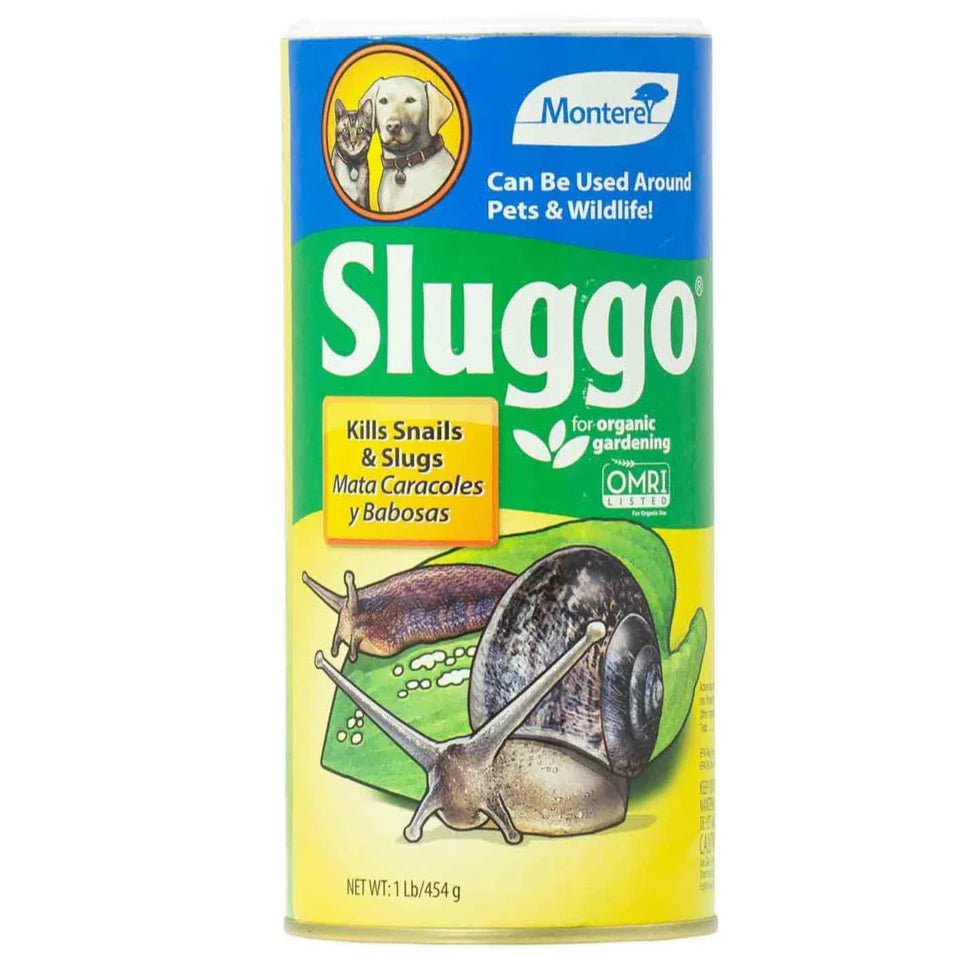 Organic slug and snail bait. 1pound shaker container.